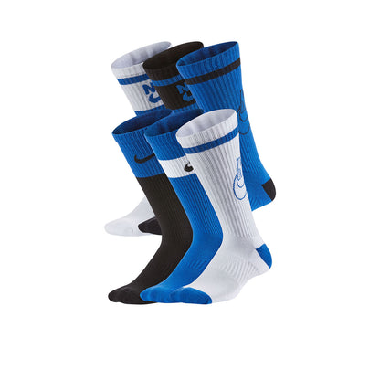 NIKE Everyday Crew Kids Socks (6 Pairs) - Supersports Thailand