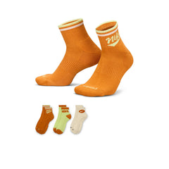NIKE Everyday Plus Ankle Unisex Socks (3 Pairs)