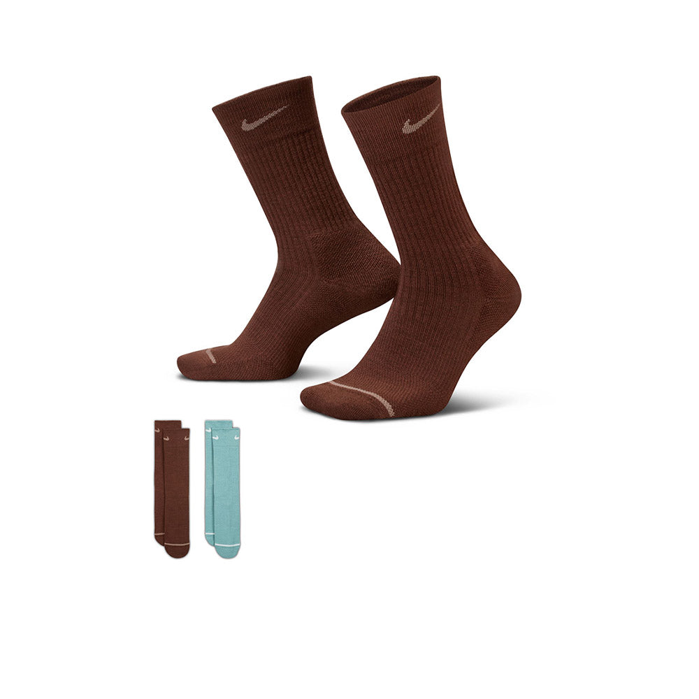 NIKE Everyday Wool Cushioned Crew Unisex Socks (2 Pairs) - Supersports Thailand