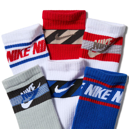 NIKE Everyday Crew Kids Socks (6 Pairs)