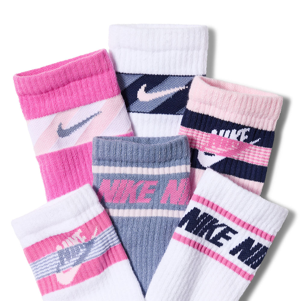 NIKE Everyday Crew Kids Socks (6 Pairs) Supersports Thailand