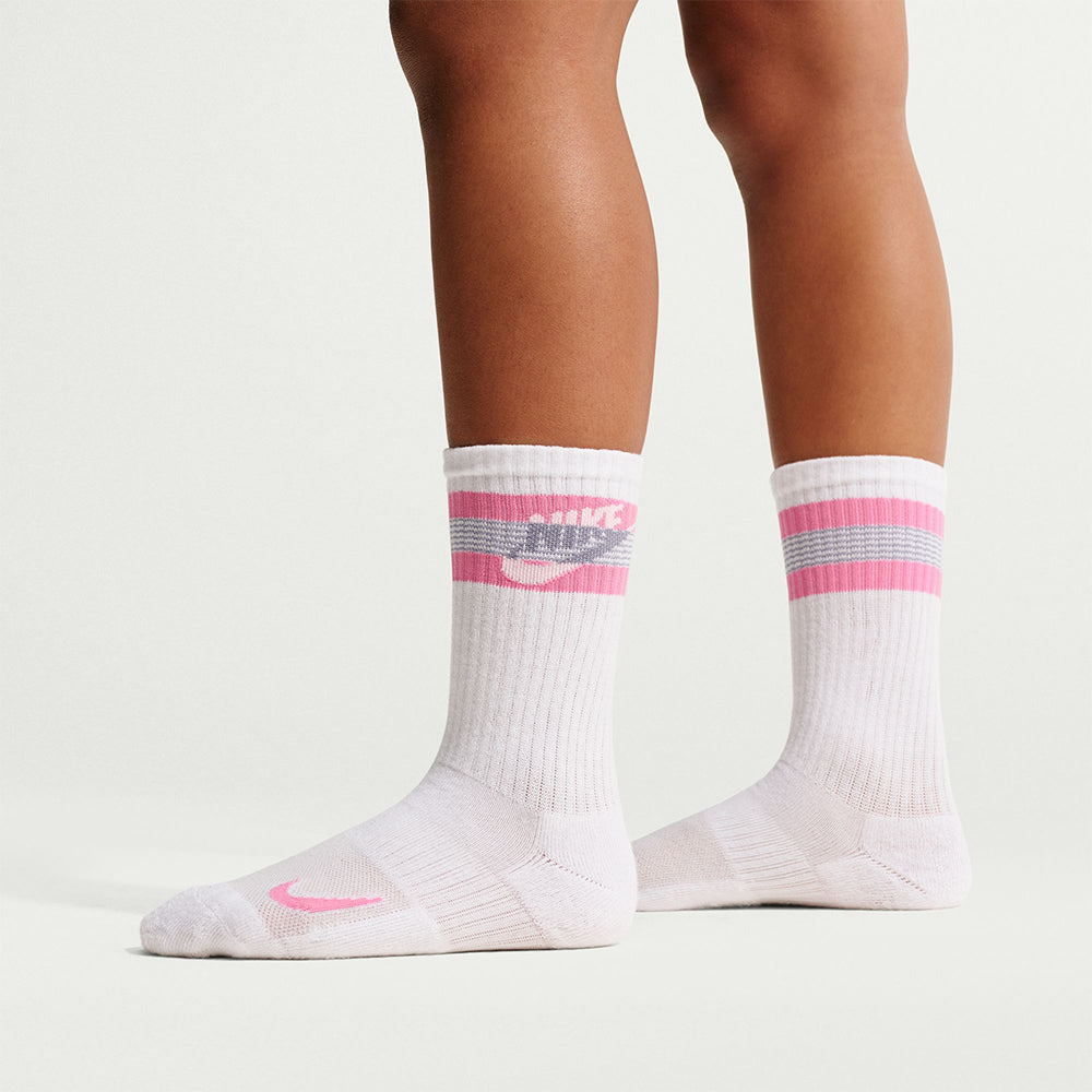 NIKE Everyday Crew Kids Socks (6 Pairs) Supersports Thailand