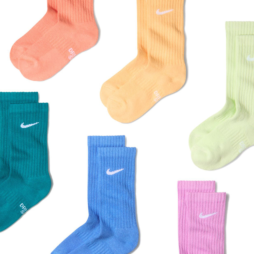 NIKE Everyday Crew Kids Socks (6 Pairs) Supersports Thailand