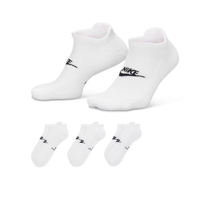NIKE Everyday Elevated No-Show ถุงเท้าผู้ใหญ่ (แพ็ค 3 คู่)