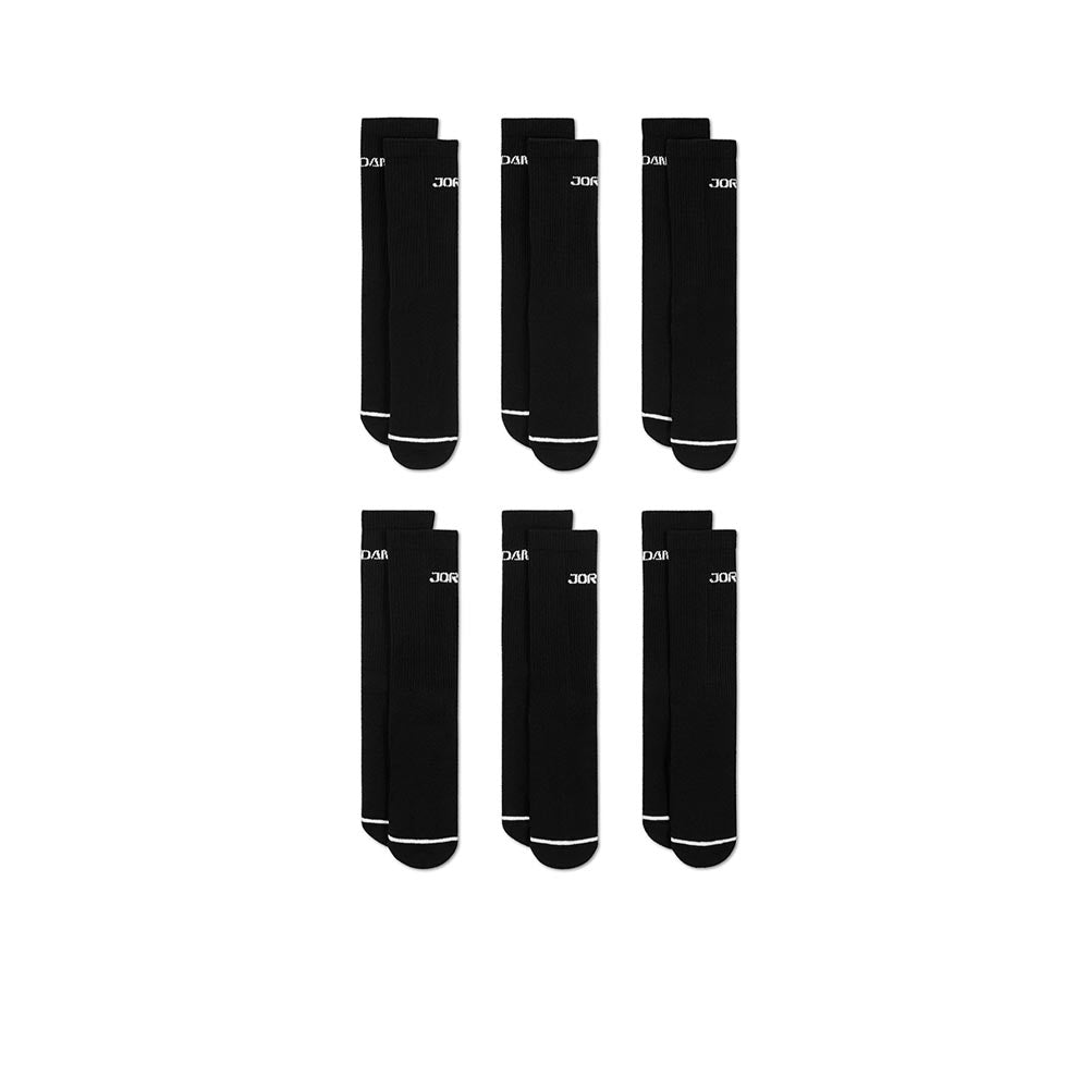 NIKE Jordan Everyday Crew ถุงเท้าผู้ใหญ่ (แพ็ค 6 คู่) Supersports Thailand