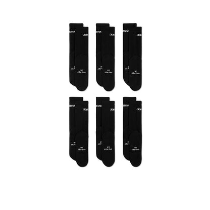 NIKE Jordan Everyday Crew ถุงเท้าผู้ใหญ่ (แพ็ค 6 คู่)