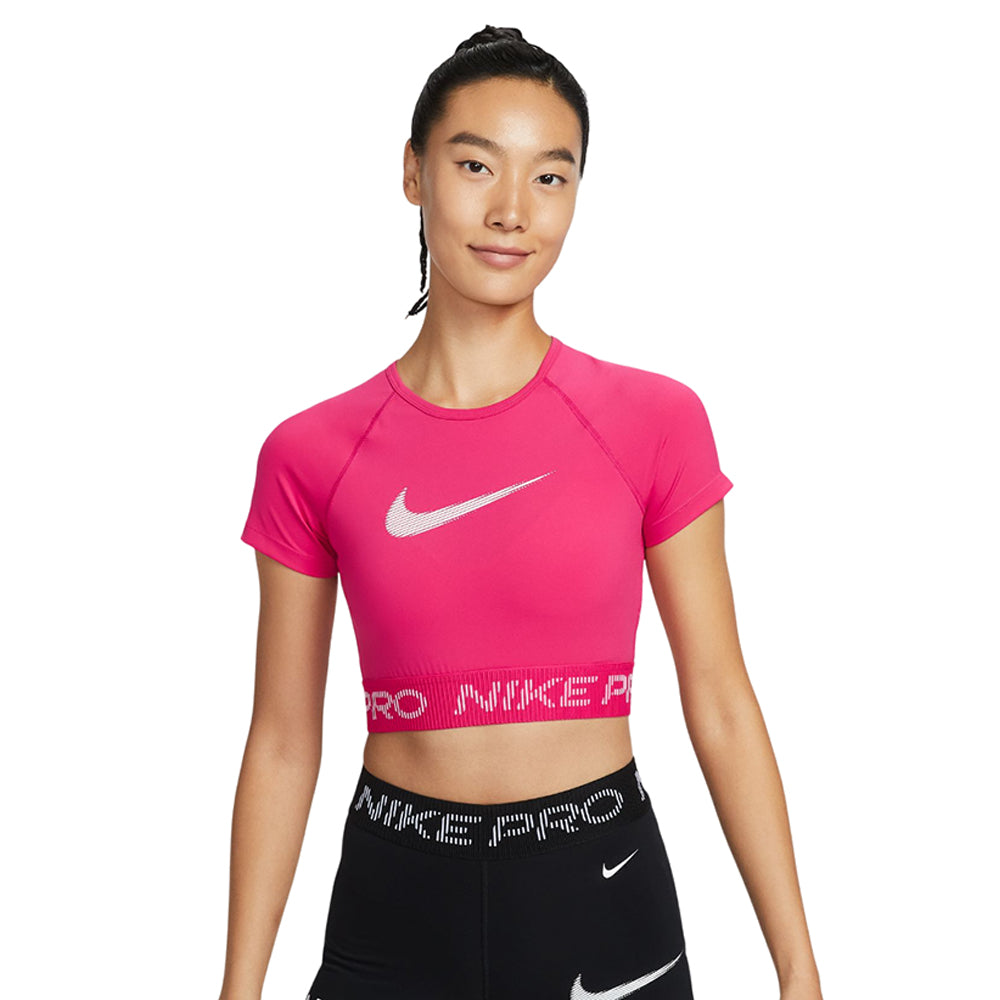NIKE Pro Cropped Graphic Women's Training T-Shirt - Supersports Thailand