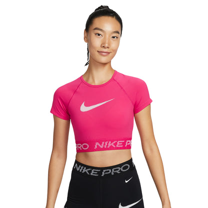 NIKE Pro Cropped Graphic Women's Training T-Shirt - Supersports Thailand