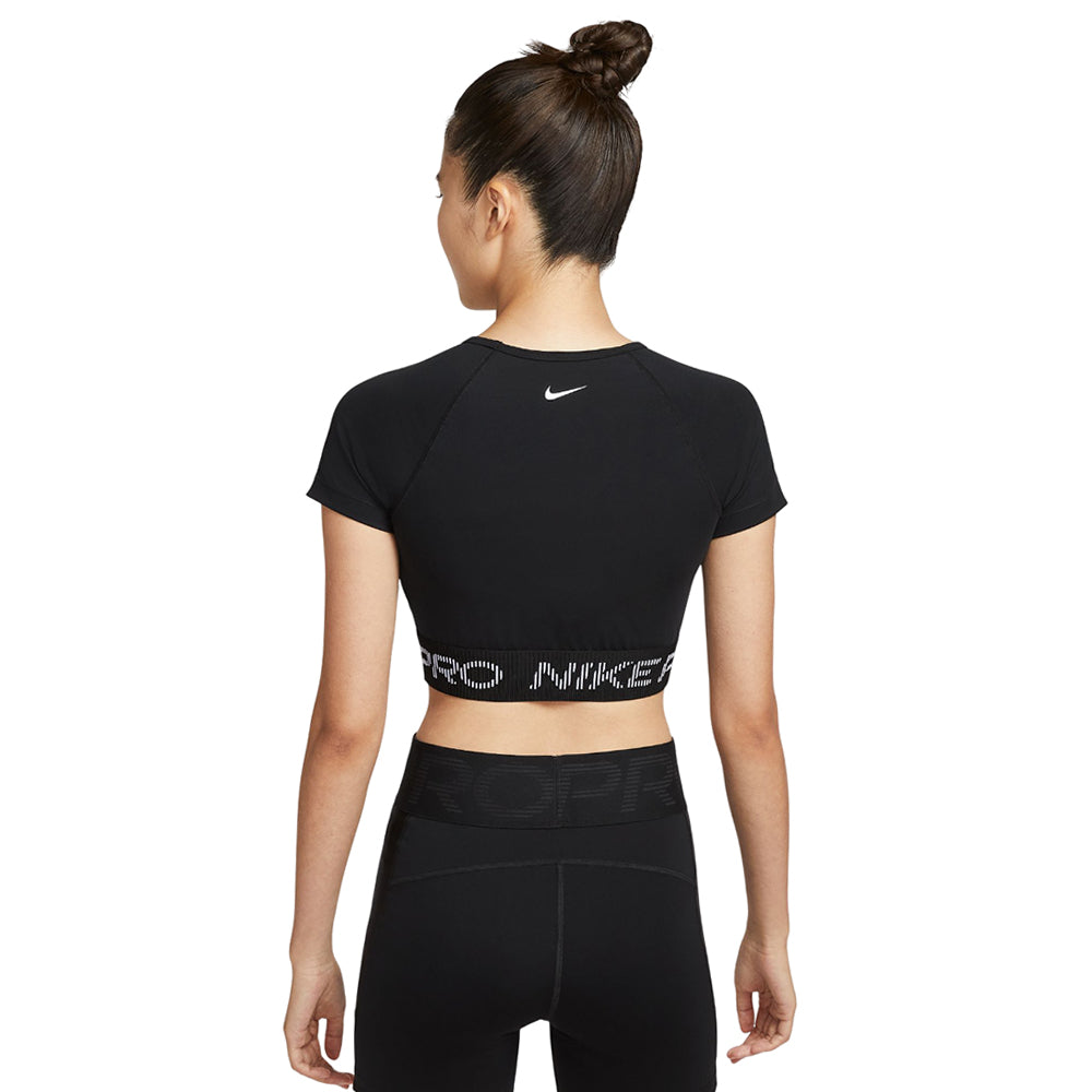NIKE Pro Cropped Graphic เสื้อออกกำลังกายผู้หญิง