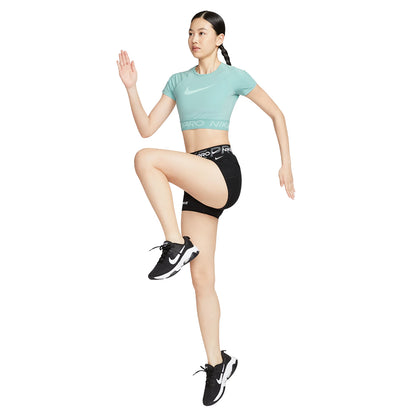 NIKE Pro Cropped Graphic เสื้อออกกำลังกายผู้หญิง