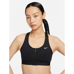 NIKE Swoosh Front Zip Medium-Support Women's Sports Bra