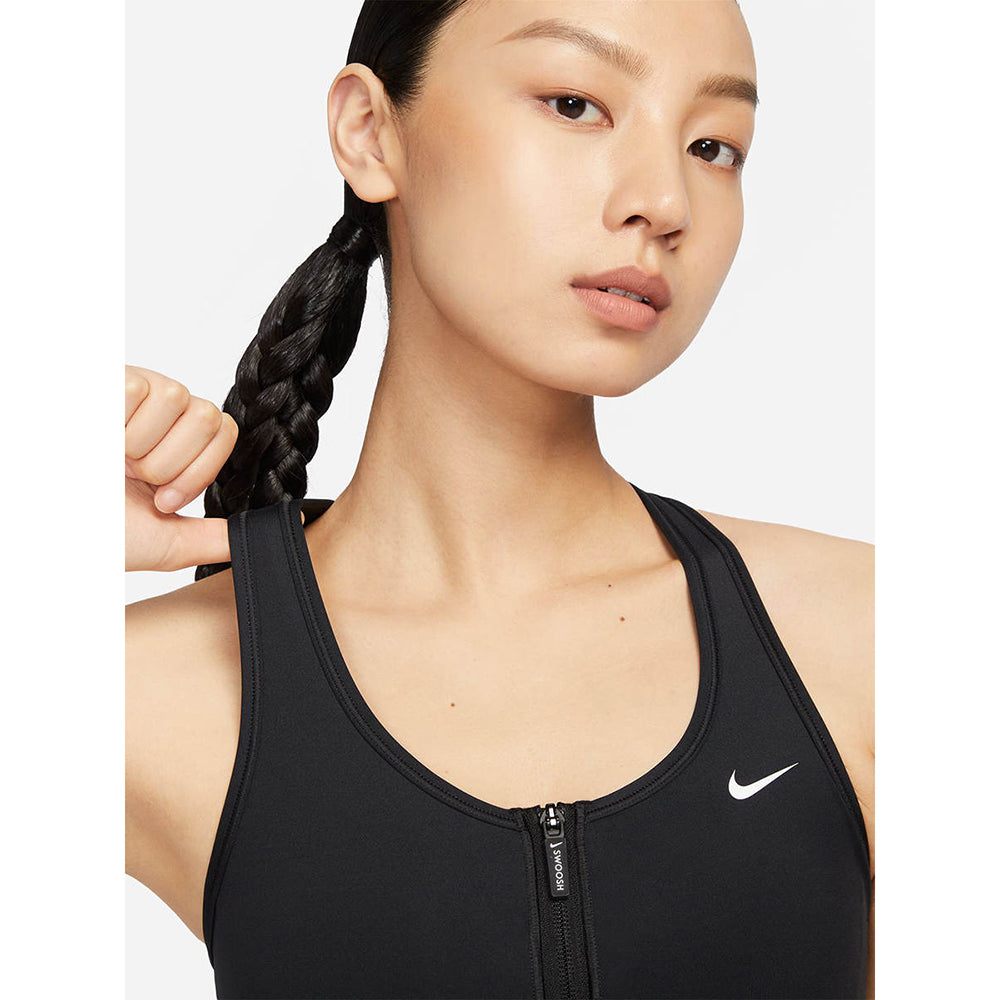 NIKE Swoosh Front Zip Medium-Support สปอร์ตบราผู้หญิง