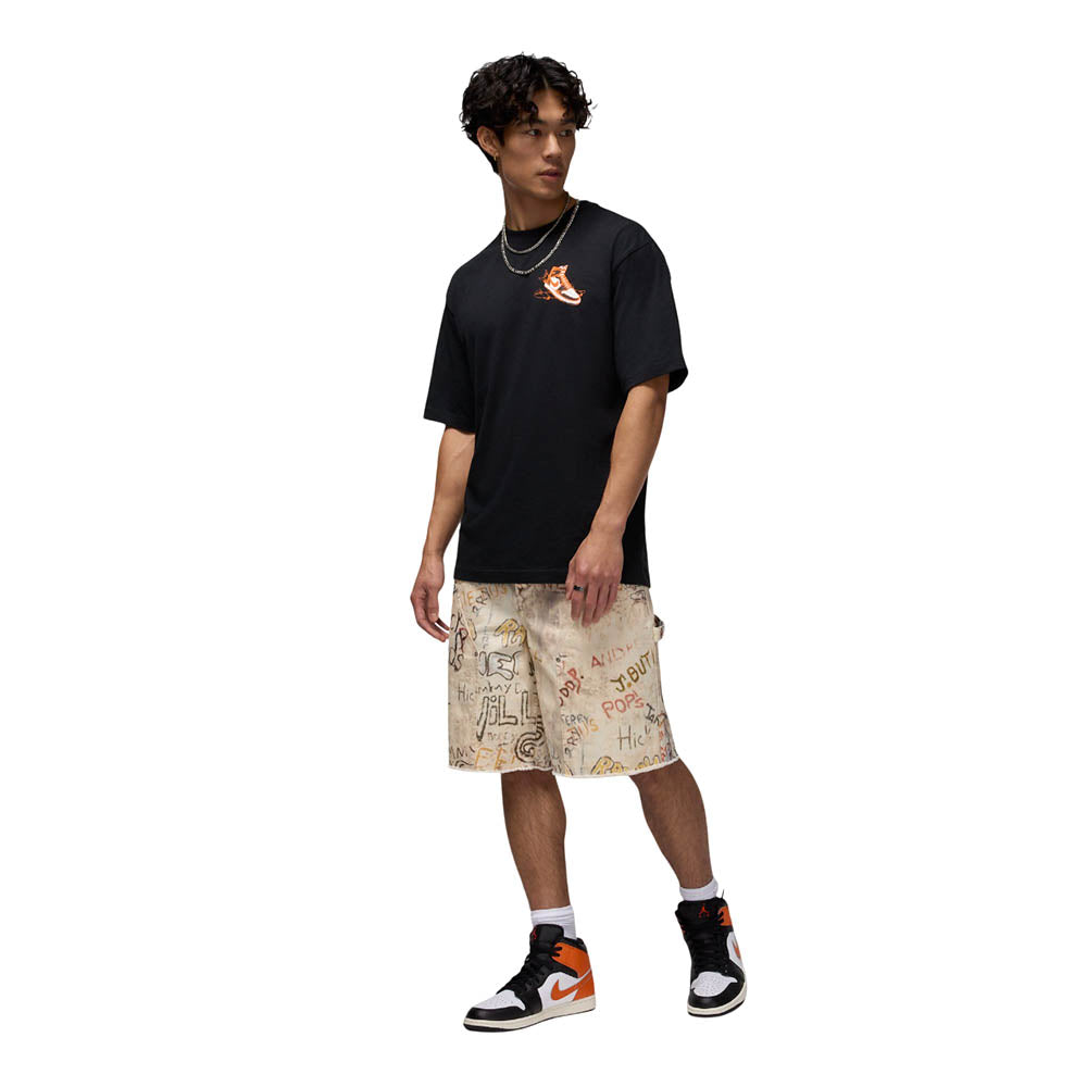 NIKE Jordan AJ1 เสื้อยืดบาสเกตบอลผู้ชาย