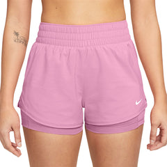 NIKE Dri-FIT One Mid-rise 3" 2-in-1 กางเกงออกกำลังกายขาสั้นผู้หญิง