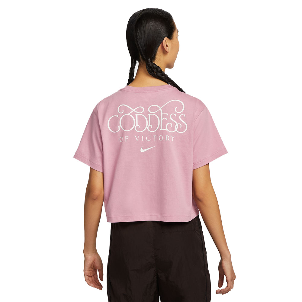 NIKE Sportswear Short-Sleeve Cropped เสื้อยืดผู้หญิง