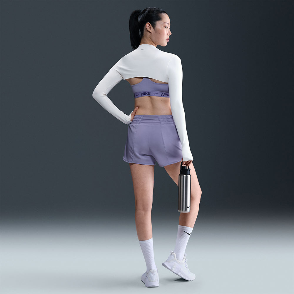 NIKE Dri-FIT One Mid-Rise 3" กางเกงออกกำลังกายขาสั้นผู้หญิง