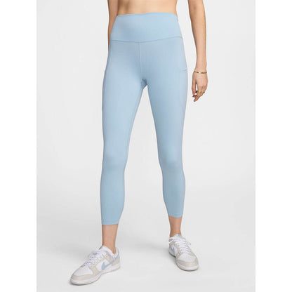 NIKE One High-Waisted 7/8 Women's Training Leggings สีฟ้า (Blue) S (ASIAN SIZE)