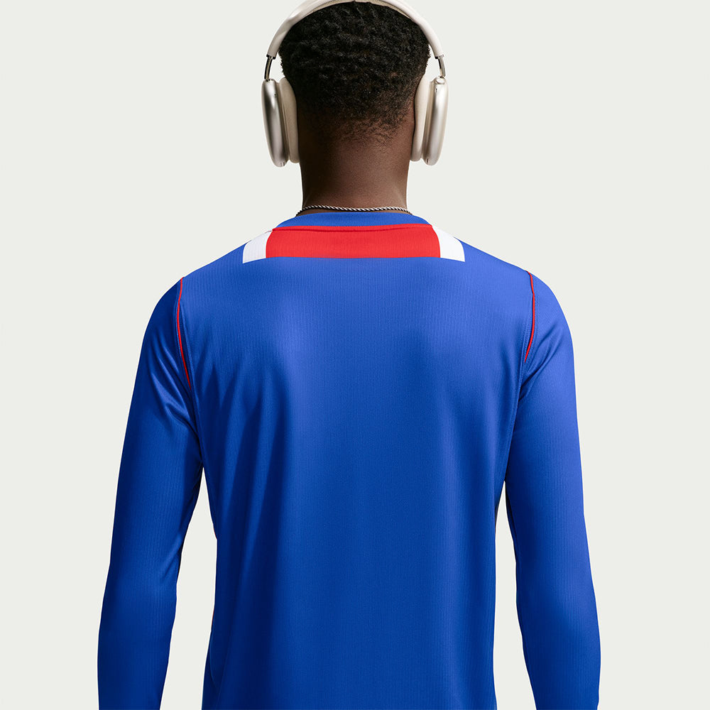 NIKE เสื้อแข่งผู้ชายแขนยาวทีมปารีส แซงต์-แชร์กแมง ชุดเหย้า เกรด Stadium ฤดูกาล 2026/27 Supersports Thailand