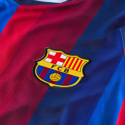 NIKE เสื้อแข่งผู้ชายแขนยาวทีมบาร์เซโลน่า ชุดเหย้า เกรด Stadium ฤดูกาล 2026/27