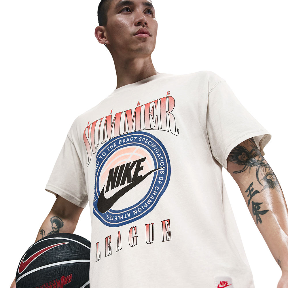 NIKE Max90 เสื้อยืดบาสเกตบอลผู้ชาย