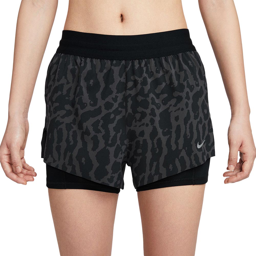 NIKE Dri-FIT Swift Mid-Rise 2-in-1 Printed Women's Running Shorts - Supersports Thailand Supersports Thailand