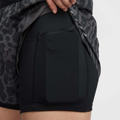NIKE Dri-FIT Swift Mid-Rise 2-in-1 Printed Women's Running Shorts - Supersports Thailand