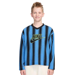 NIKE Sportswear Collection Long-Sleeve Mesh Jersey  Kids T-Shirt - Supersports Thailand