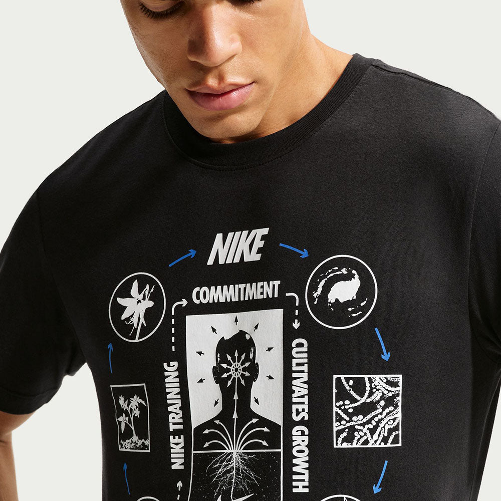 NIKE Black Men's Training T-Shirt - Supersports Thailand