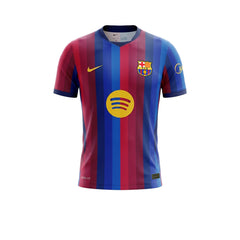 NIKE เสื้อแข่งผู้ชายทีมบาร์เซโลน่า ชุดเหย้า เกรด Match ฤดูกาล 2026/27