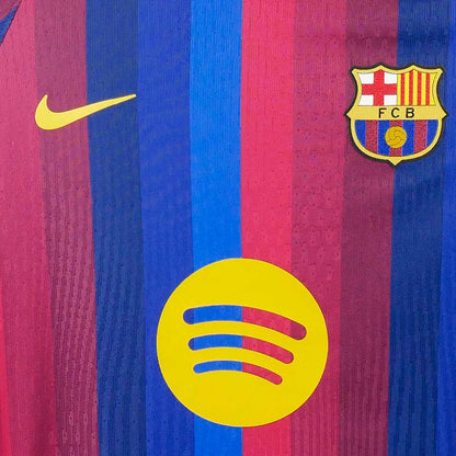 NIKE เสื้อแข่งผู้ชายทีมบาร์เซโลน่า ชุดเหย้า เกรด Match ฤดูกาล 2026/27
