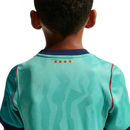 NIKE เสื้อแข่งเด็กทีมบาร์เซโลน่า ชุดที่สาม เกรด Stadium ฤดูกาล 2026/27