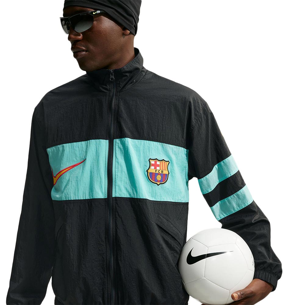 NIKE FC Barcelona Third เสื้อแจ็คเก็ตฟุตบอลผู้ชาย Supersports Thailand