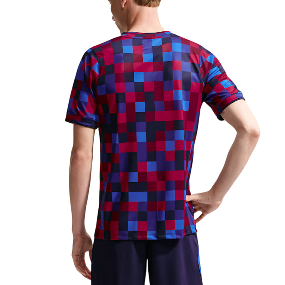 NIKE FC Barcelona Home Pre-Match เสื้อฟุตบอลผู้ชาย Supersports Thailand