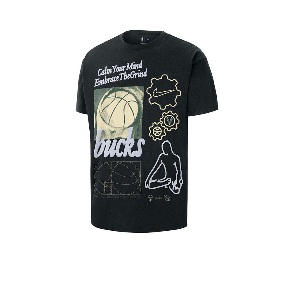 NIKE Milwaukee Bucks Courtside Men's Basketball T-Shirt - Supersports Thailand