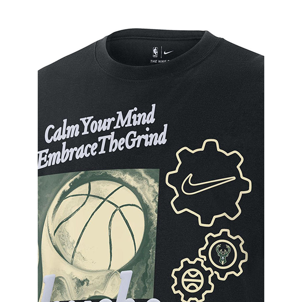 NIKE Milwaukee Bucks Courtside Men's Basketball T-Shirt - Supersports Thailand