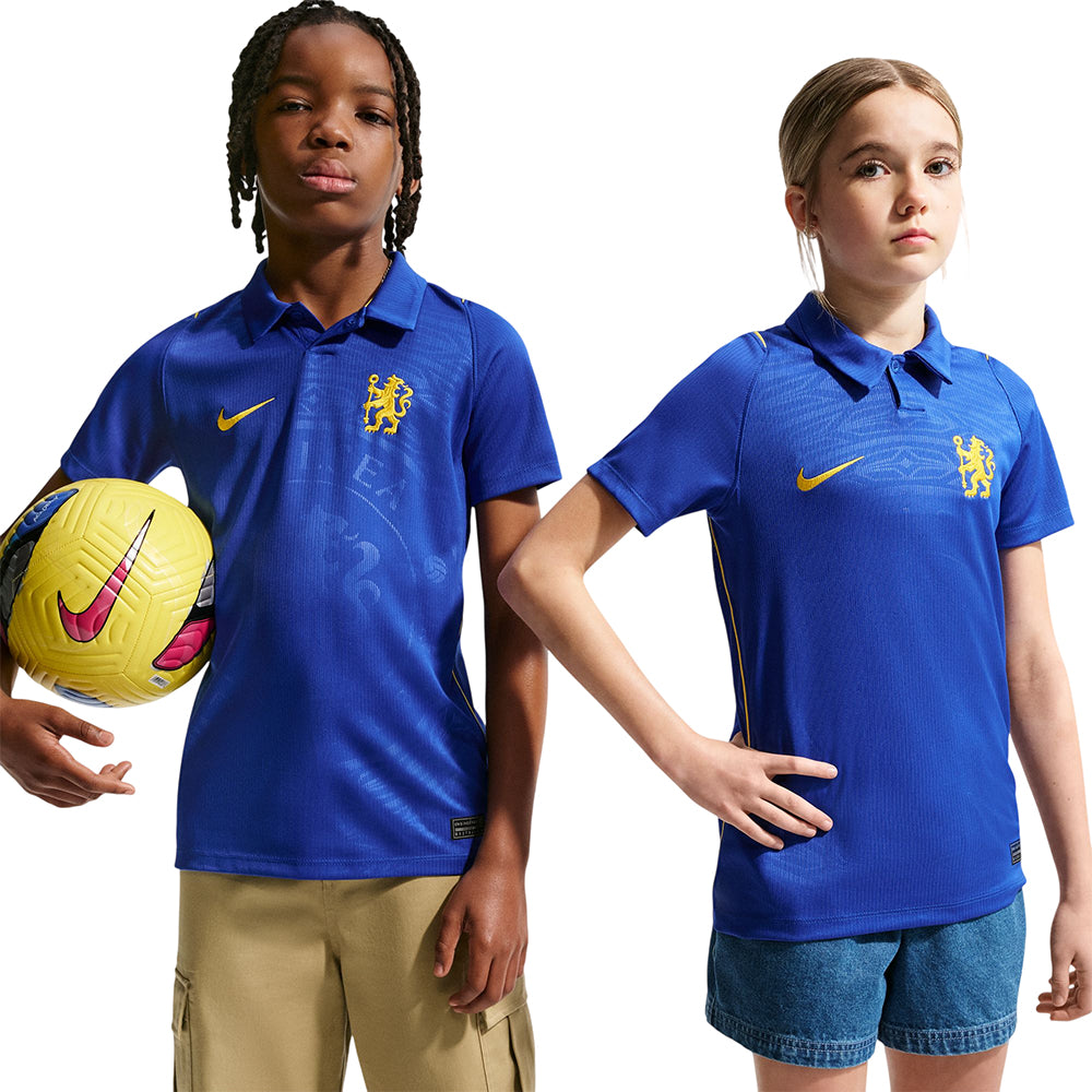NIKE เสื้อแข่งเด็กทีมเชลซี ชุดเหย้า เกรด Stadium ฤดูกาล 2026/27