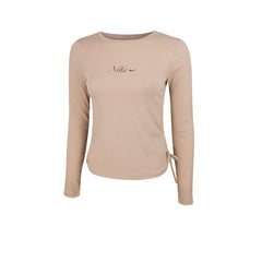 NIKE Sportswear Ribbed Long-Sleeve Cropped Women's Sweatshirt
