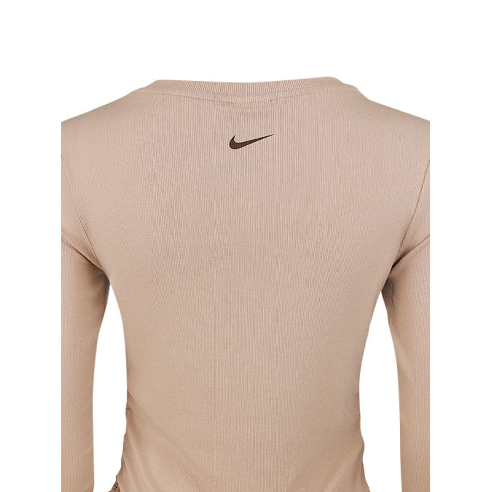 NIKE Sportswear Ribbed Long-Sleeve Cropped Women's Sweatshirt
