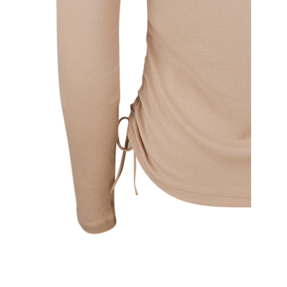 NIKE Sportswear Ribbed Long-Sleeve Cropped Women's Sweatshirt