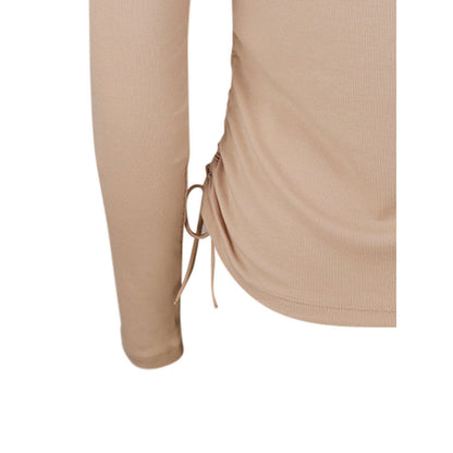 NIKE Sportswear Ribbed Long-Sleeve Cropped Women's Sweatshirt