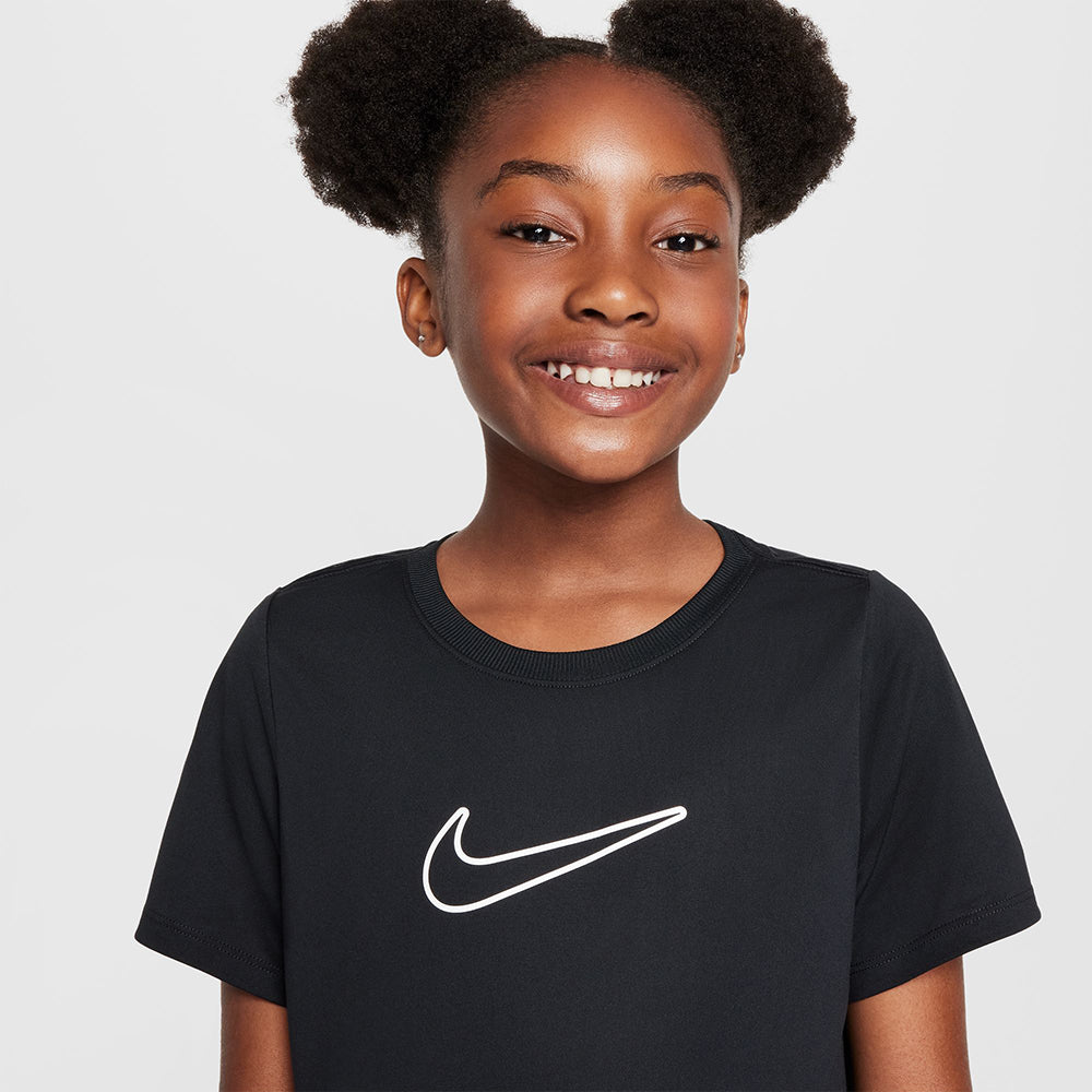NIKE One Fitted เสื้อยืดเด็กผู้หญิง