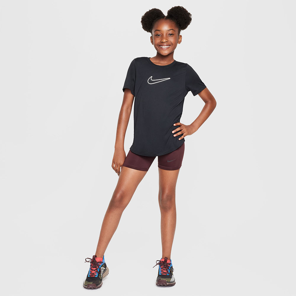 NIKE One Fitted เสื้อยืดเด็กผู้หญิง