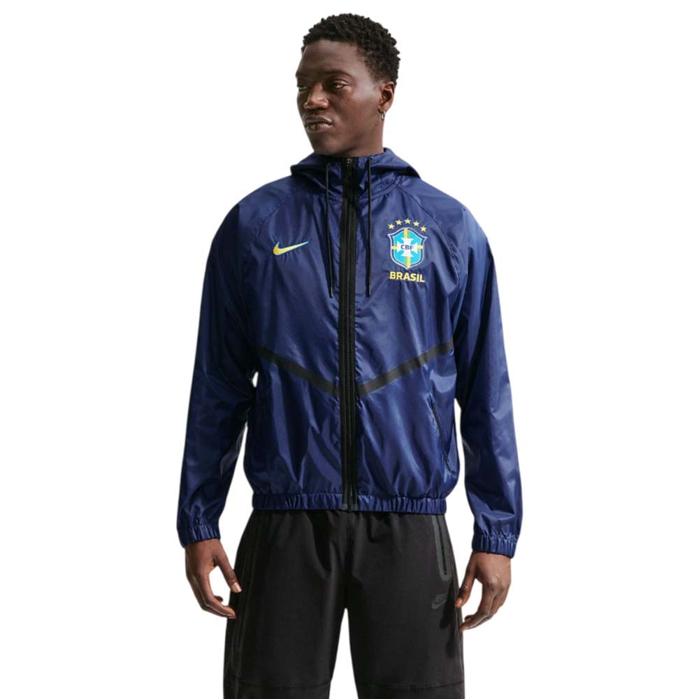 NIKE Brazil Dri-FIT Anthem Men's Football Jacket - Supersports Thailand Supersports Thailand