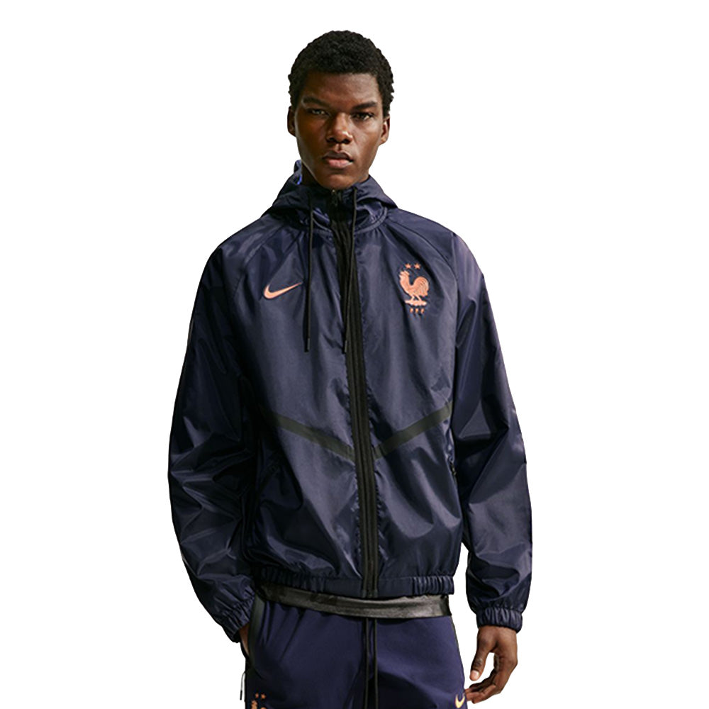 NIKE FFF (France) Anthem เสื้อแจ็คเก็ตผู้ชาย Supersports Thailand