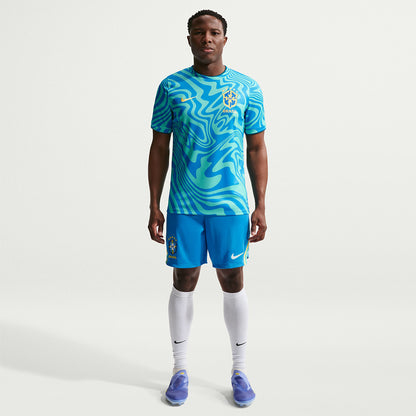 NIKE Brazil Academy Pro Pre-Match Men's Football T-Shirt - Supersports Thailand