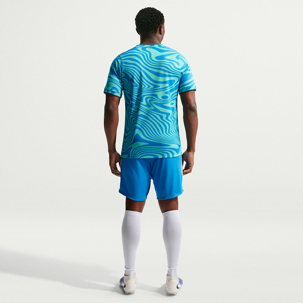 NIKE Brazil Academy Pro Pre-Match Men's Football T-Shirt - Supersports Thailand Supersports Thailand