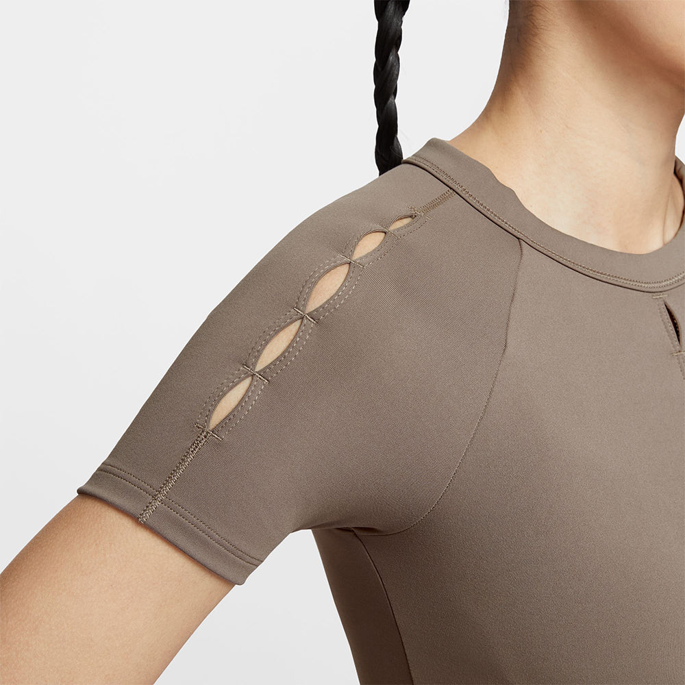 NIKE Dri-FIT One Fitted Cropped Women's Training T-Shirt