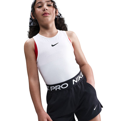 NIKE Pro Fleece กางเกงออกกำลังกายขาสั้นเด็กผู้หญิง