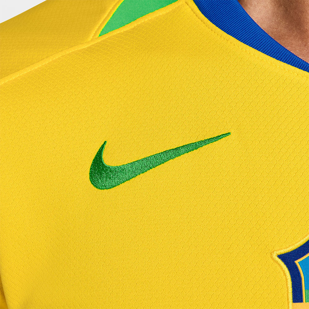 NIKE เสื้อแข่งผู้ชายทีมฟุตบอลหญิงทีมชาติบราซิล ชุดเหย้า เกรด Stadium ฤดูกาล 2025/26