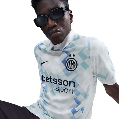 NIKE เสื้อแข่งผู้ชายทีมอินเตอร์ มิลาน ชุดเยือน เกรด Stadium ฤดูกาล 2025/26